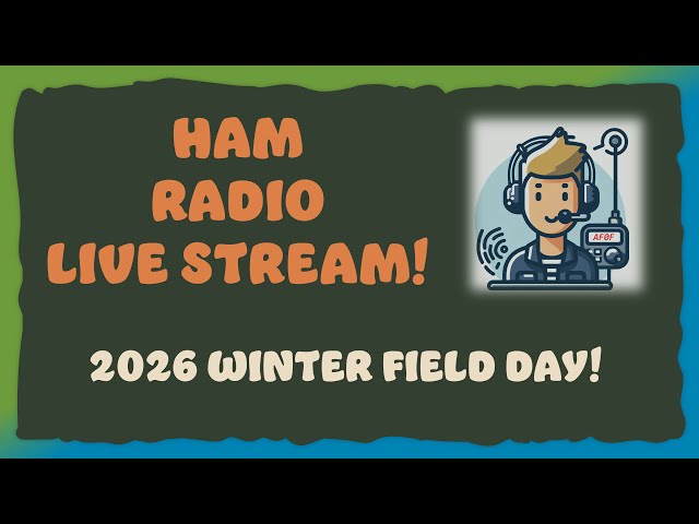 2026 Winter Field Day LIVE with AF0F!