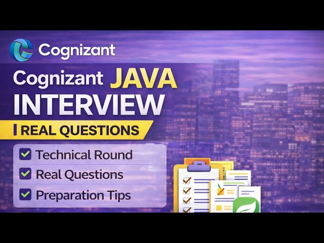 Cognizant Java Interview Experience | 3–5 Years | Real Questions | DEC 2025