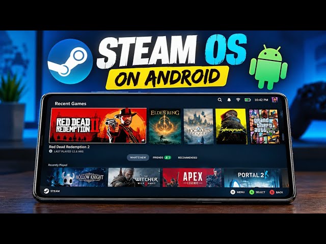 🤯 Turn Any Android Phone Into a Steam Deck! Run Linux & Play Steam PC Games with DroidDeck V2