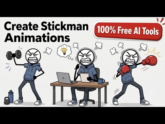 How to Create Stickman Animation with AI 100% FREE
