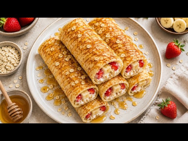 No Maida, No Sugar, But Look At This Creamy Wrap 😍 Healthy Breakfast Ready In Minutes/ Tiffin Recipe