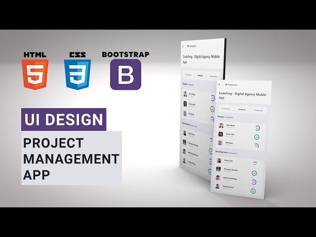 New Project Management App - Speed Coding Bootstrap Template