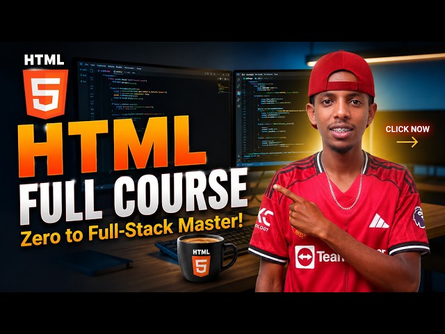 HTML Full Course in Amharic (ሙሉ የ HTML ኮርስ) | Web Development for Beginners 🚀