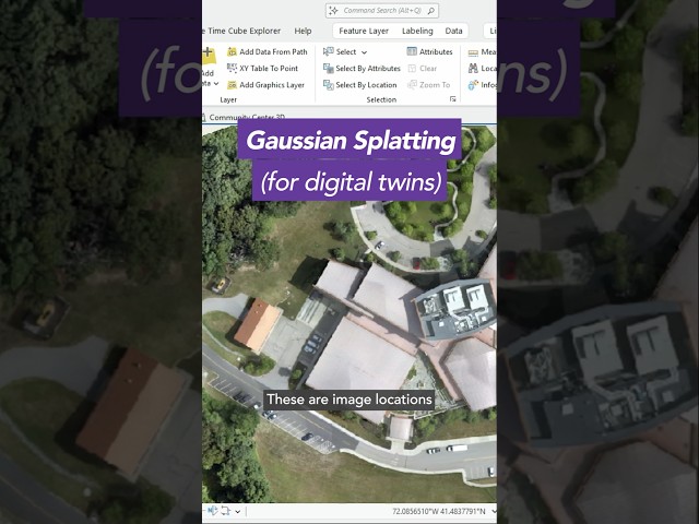 Gaussian splatting turns drone imagery into photorealistic digital twins #geospatial #mapping