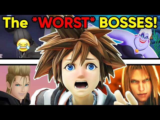 The 10 *WORST* Kingdom Hearts Boss Battles!