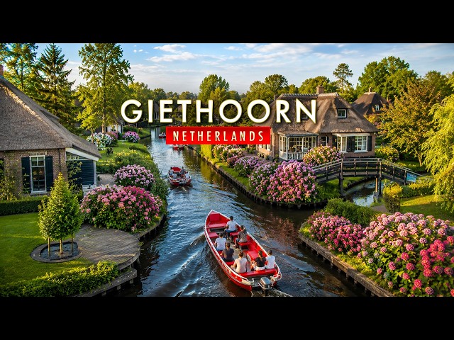 Stepping Into a Dream 🇳🇱 | Giethoorn, Netherlands 4K Walking Tour