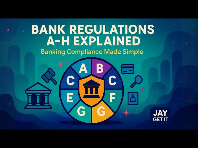 Bank Regulations A to H Explained | Banking Compliance Made Simple