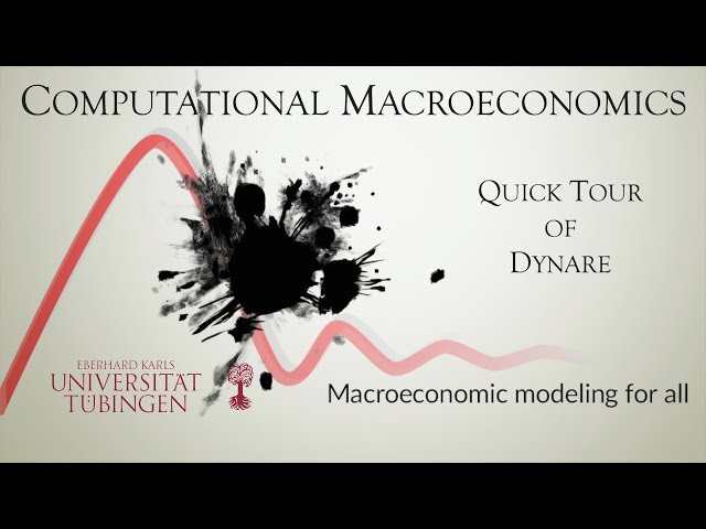 Quick Tour Dynare (focus on solution methods and simulations)