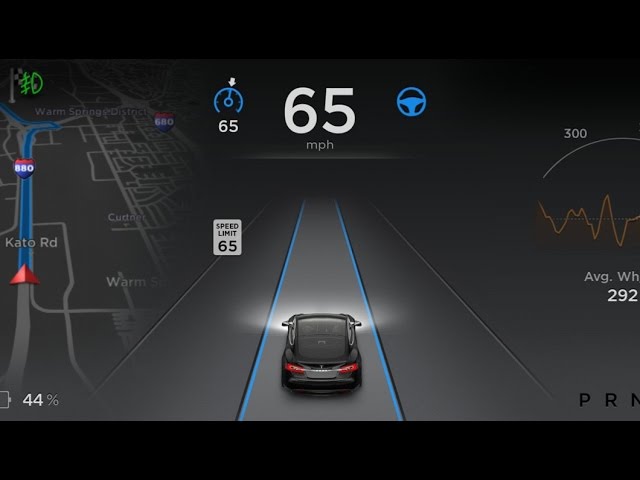 Tesla Autopilot Demo 360 Degrees