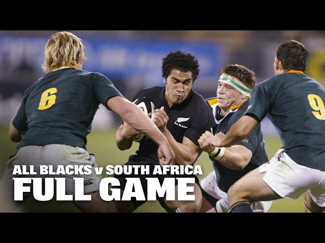 FULL MATCH, 2004 | All Blacks v Springboks (Christchurch)