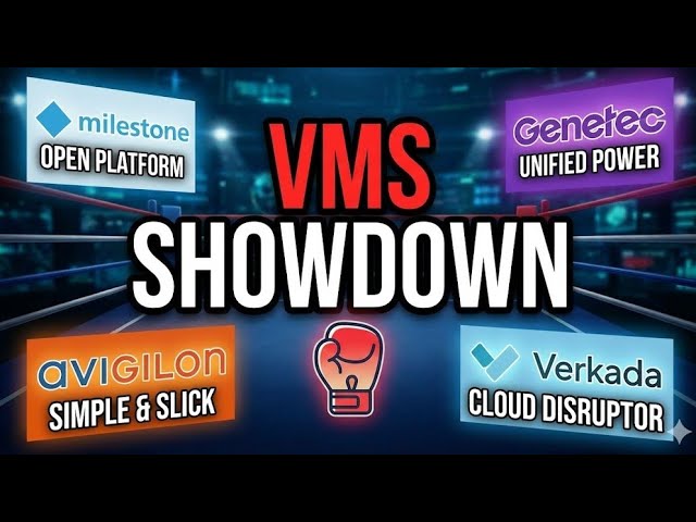 The Great VMS Showdown: Milestone vs Genetec vs Avigilon vs Verkada