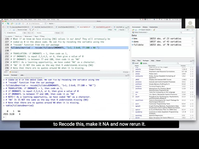 R Basics: Data management