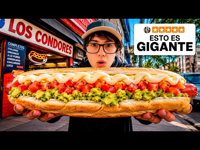 I bought the BIGGEST COMPLETO in Chile