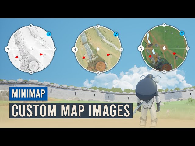 Unreal Mini Map - Custom Map Images - Unreal Engine 5 Action RPG #205