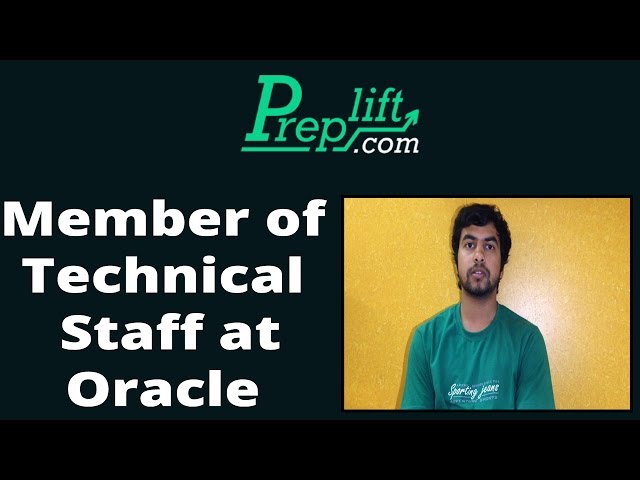 Member of Technical Staff at Oracle