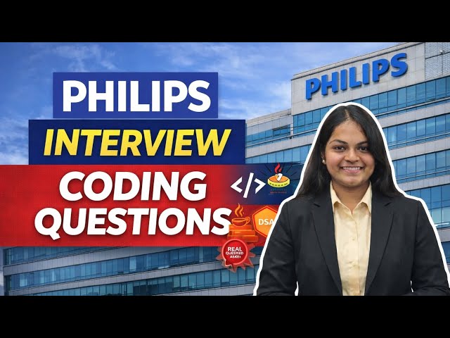 Philips Internship Technical Interview Coding Questions 2026