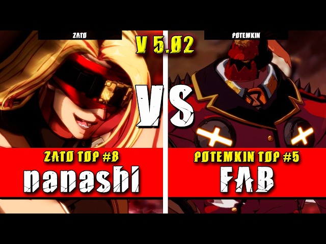 GGST | nanashi (Zato) VS FAB (Potemkin) | Guilty Gear Strive High level gameplay