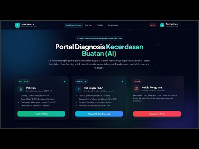 Cephalometric Analysis Web App with AI & TB EMR System | SIMRS-Cephalo [2026]