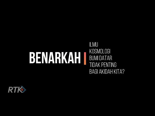 Benarkah Ilmu Kosmologi Tidak Penting Bagi Akidah Kita?