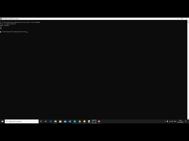 Java Fundamentals 5.0 Methods