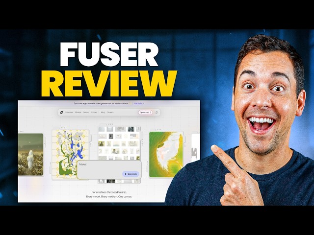Fuser Apps Review: Vibe Code Apps, Games and Sites on a VISUAL Canvas