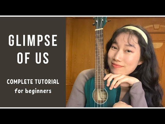 Joji - Glimpse of Us (UKULELE TUTORIAL) by Chairia Tandias