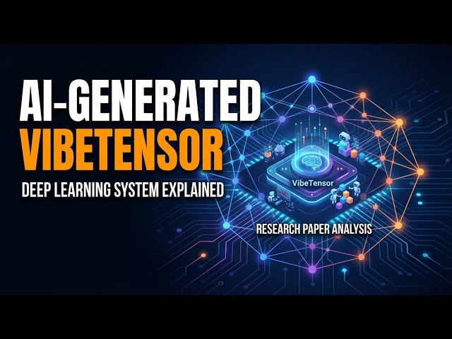 VibeTensor: Can AI Agents Generate a Core Deep Learning System?