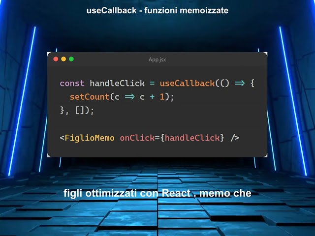 useCallback funzioni memoizzate