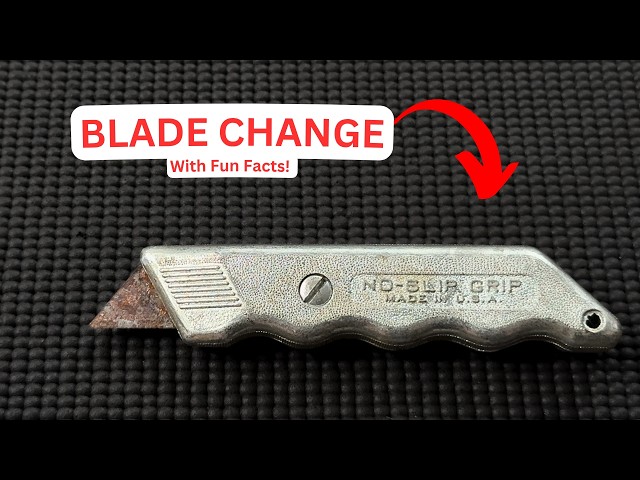How to Change the Blade on Vintage Globemaster #63360 "No-Slip Grip" Utility Knife | 1960's - 1970's