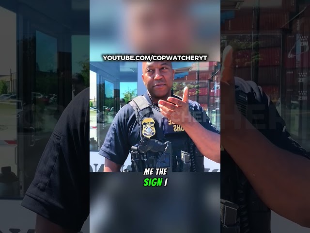 WANNABE TOUGH GUY COP GETS OWNED #firstamendmentaudit #police #firstamendment  #cops