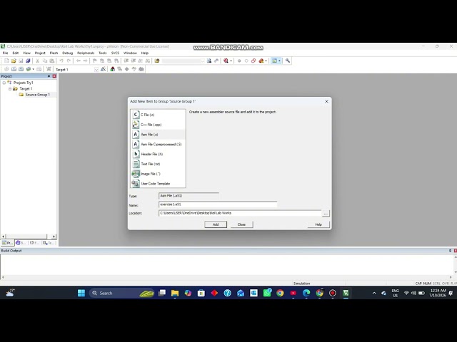 MICROCONTROLLER LAB WORK 1