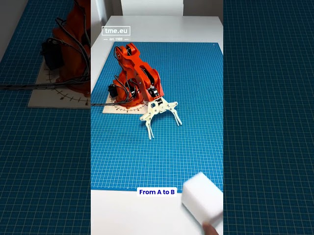 Testing Braccio Robot in Action - Moving Object A to B #arduino #engineering