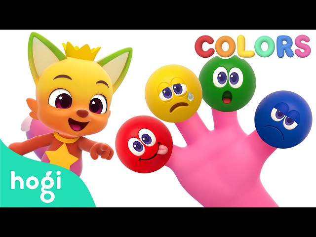[NEW🌟]  Finger Family Song with Colorful Candies｜Learn Colors for Kids｜Hogi Colors｜Hogi Pinkfong