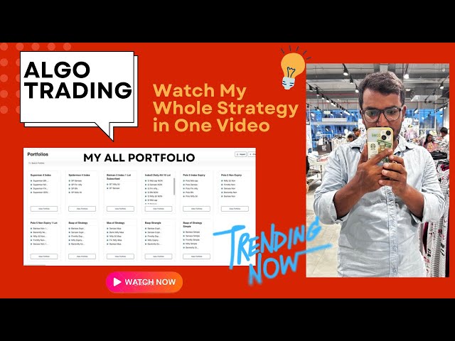 Learn Algo Trading | My All Strategy Portfolio Upto 2024 | Algotest India