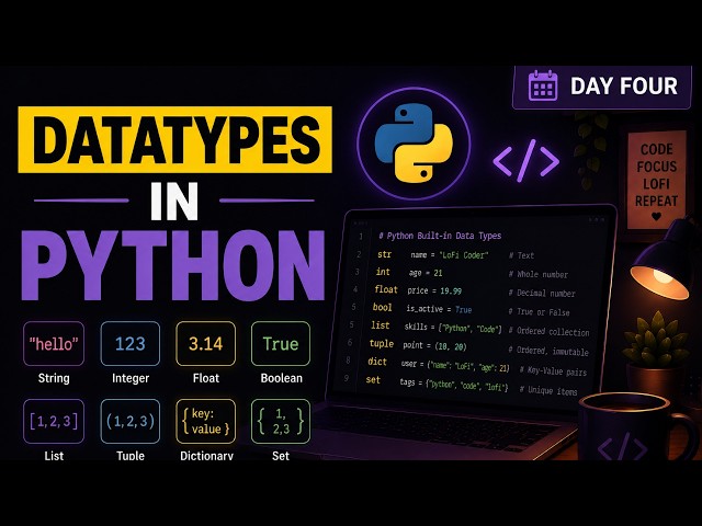 Datatypes in Python | 50 seconds