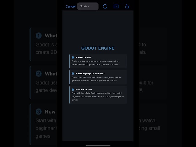 Godot in 10 seconds #godot #development