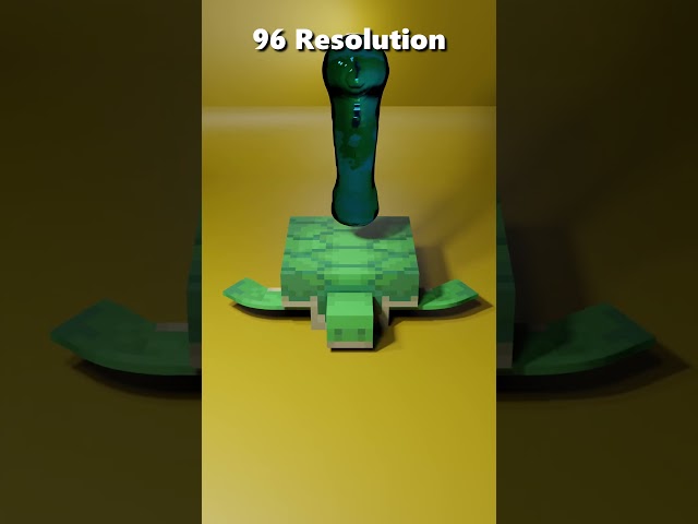 fluid simulation on a turtle in blender !