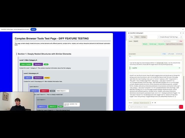 Swordfish Coding Agent Simple Demo