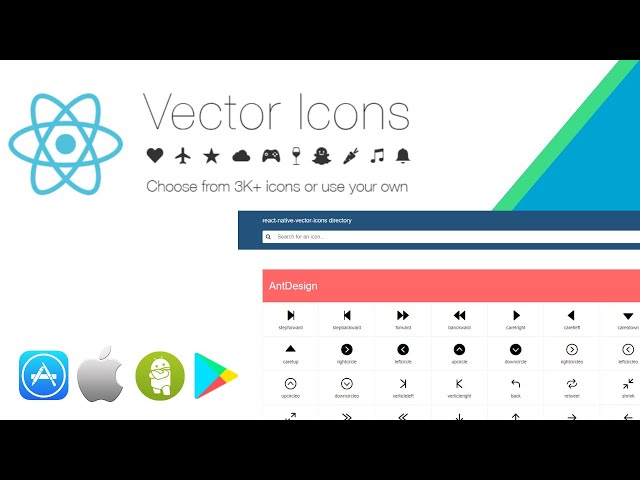 React Native Vector Icons setup & use | React Native | Mr DevGeek | Malik Aamir