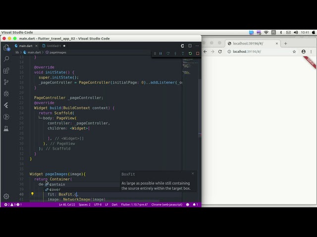Flutter Speed Code Page View