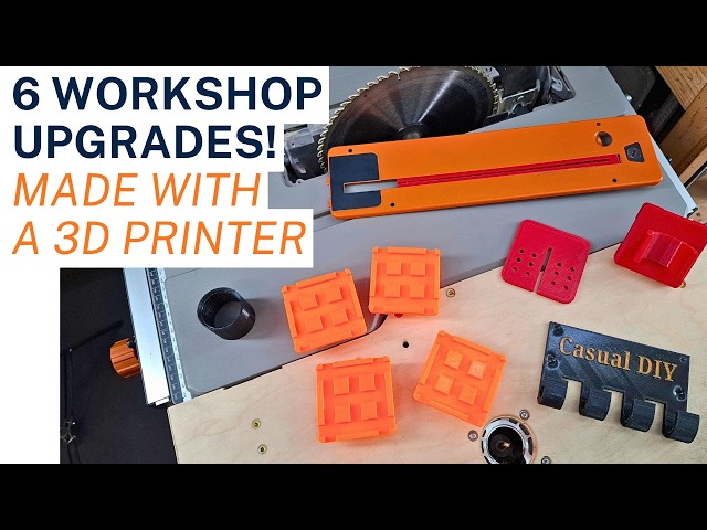 6 Workshop Problems SOLVED with a 3D Printer!