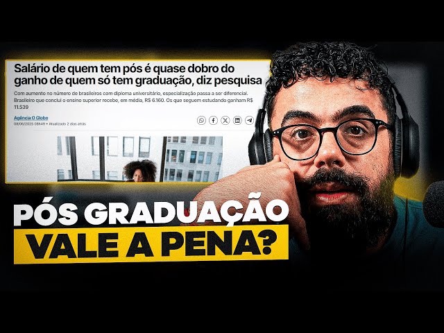 VALE A PENA FAZER PÓS-GRADUAÇÃO? | CORTES do EDSON CASTRO