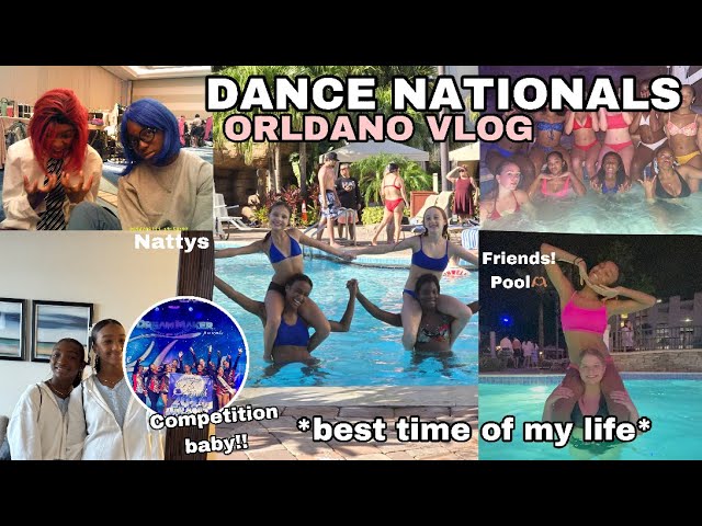 DANCE NATIONALS!! Orlando vlog😉💃🎉  | competition, pool, friends, partys, + more| Trincredible