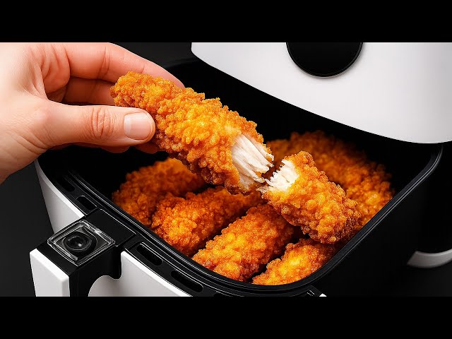 I’ll Never Buy KFC Again… Air Fryer Crispy Chicken Strips!