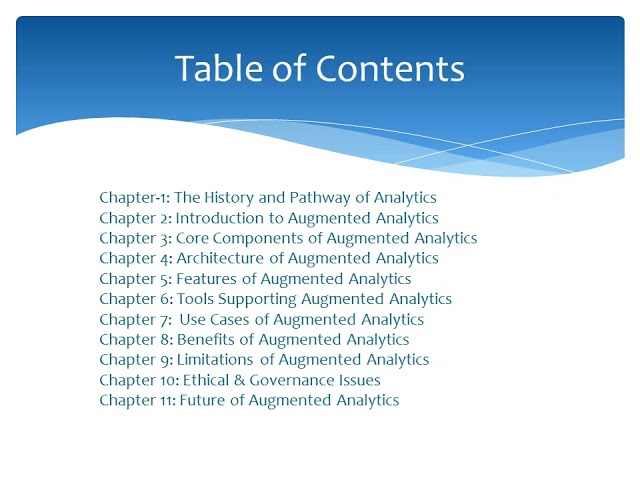 Augmented Analytics