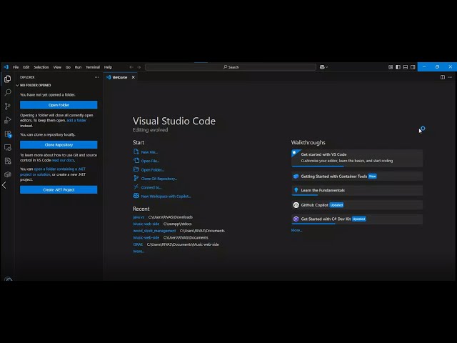 Cómo crear un projecto java en visual studio Code