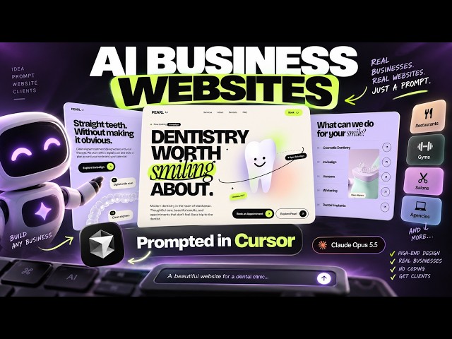 Opus 5.5 Built This Entire Business Website From ONE Prompt (Smooth Animation)