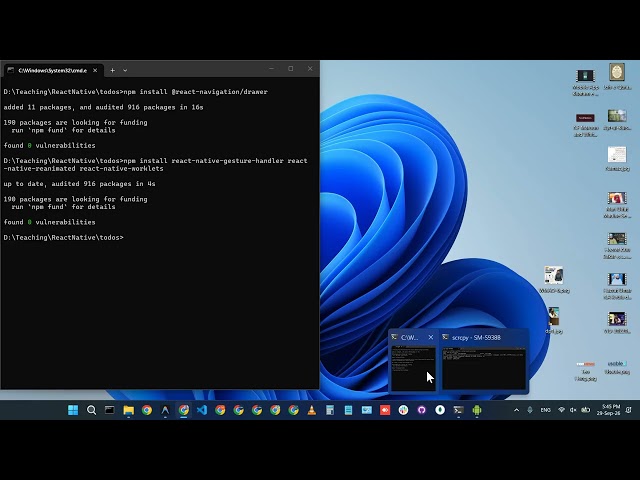 React Native Todo App | Part 2 | React Navigation | Bottom Tabs | Drawer Navigator | CoDev | Umair