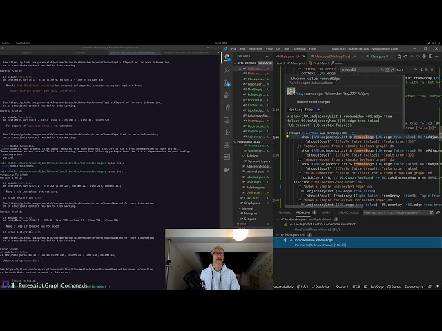 Purescript Graph Comonads 20