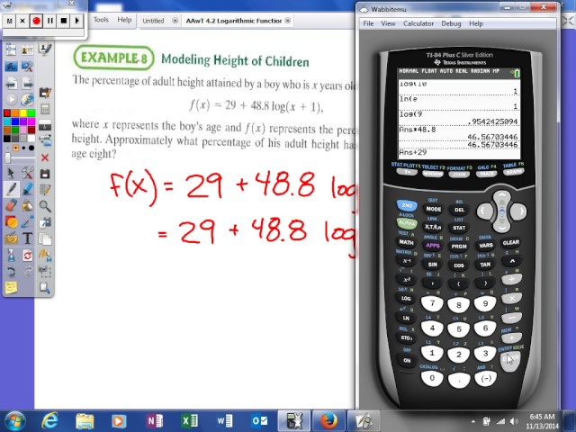 Mooney -  4.2 Logarithmic Functions - common & natural logarithms